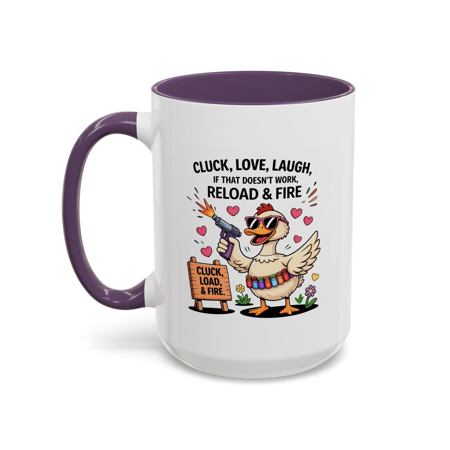 Adult Mug - Cluck Love Laugh