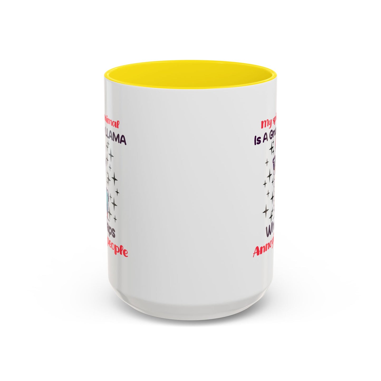 Humor Mug - My Spirit Animal is a Grumpy Llama