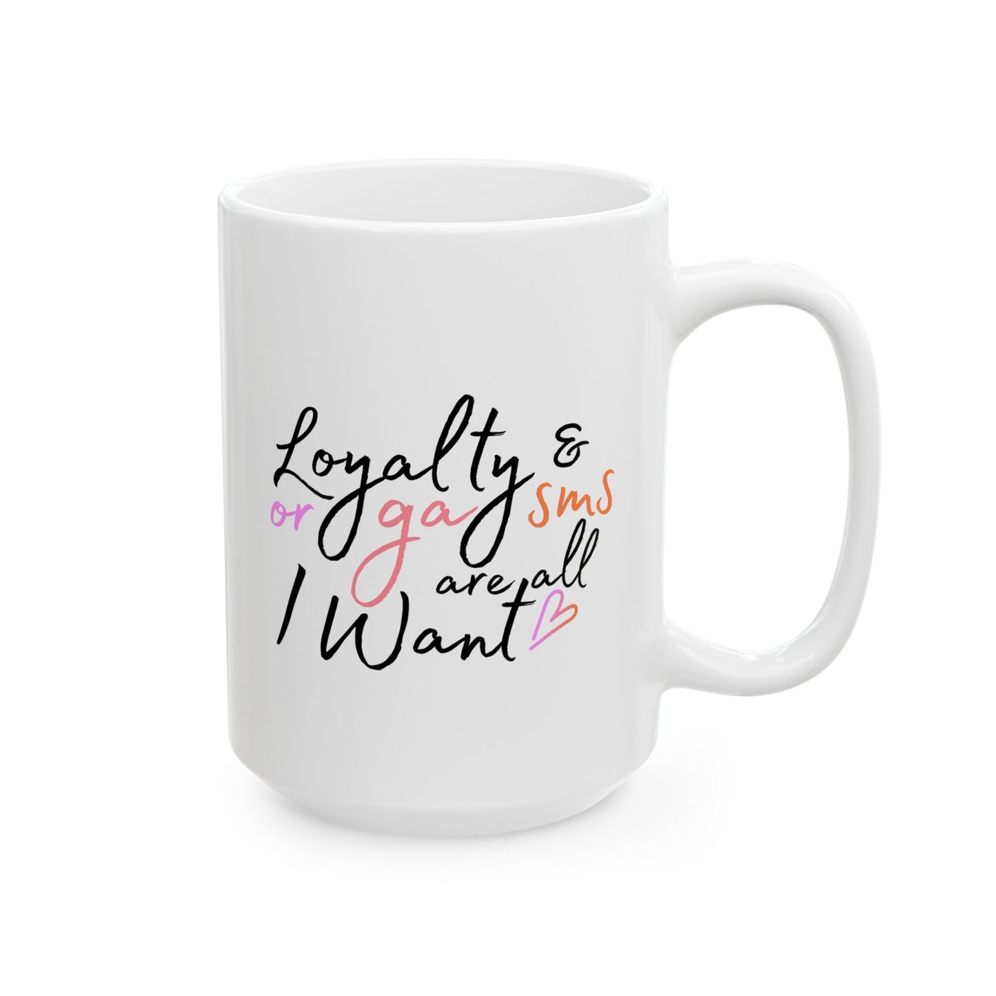 Anniversary Mug - Loyalty And Orgasms Are