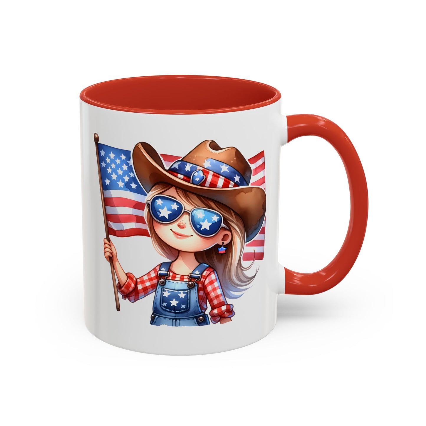 4th of July - Cowgirl Flag