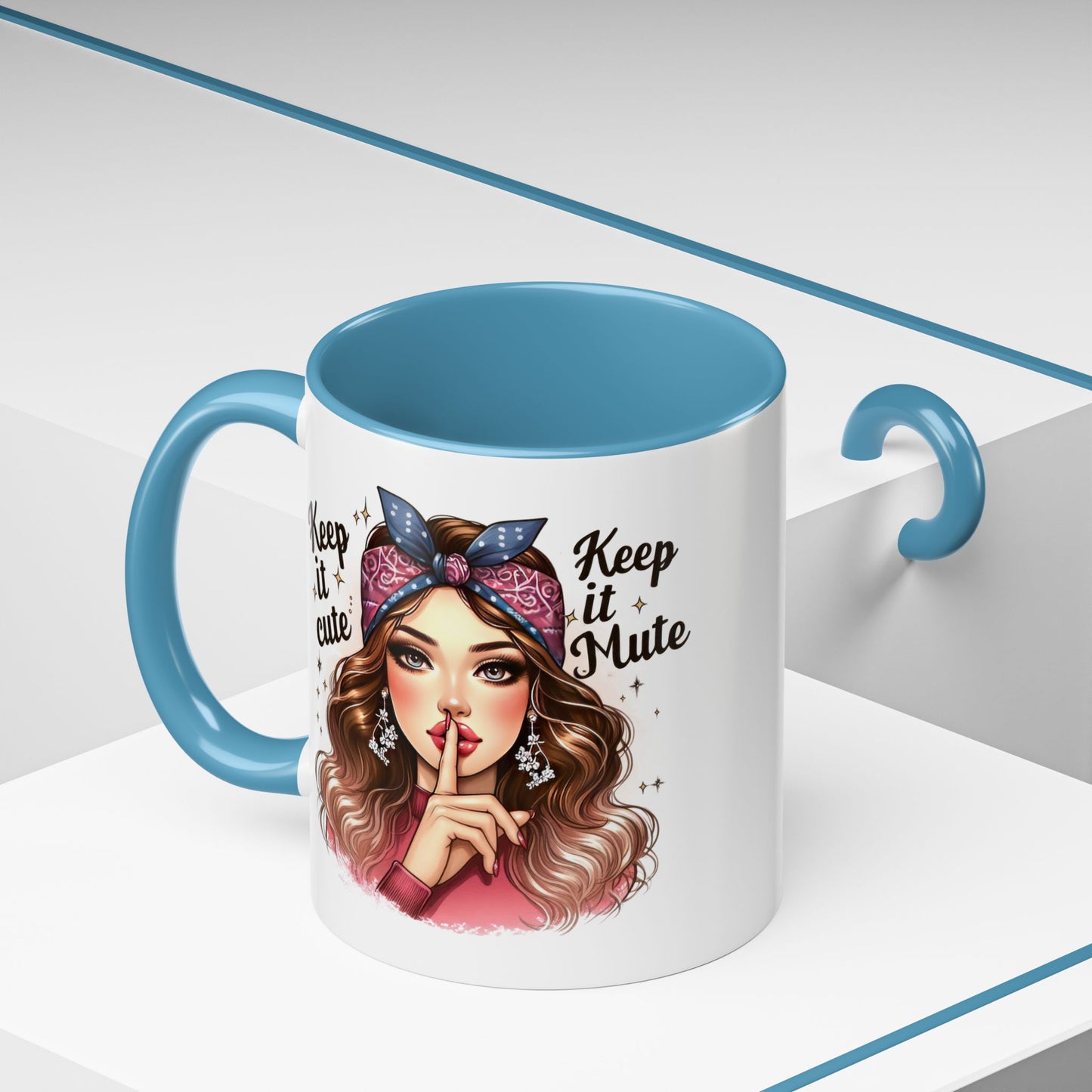 Humor Mug - Keep It Cute Keep It Mute