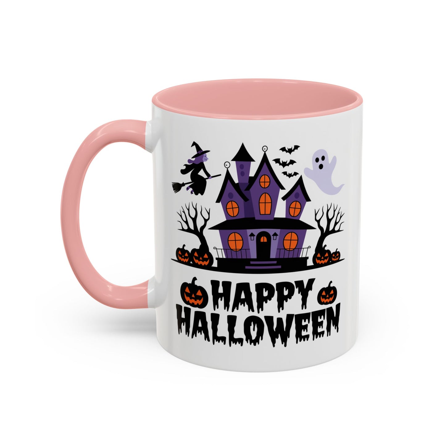 Halloween Mug - Happy Halloween Purple House