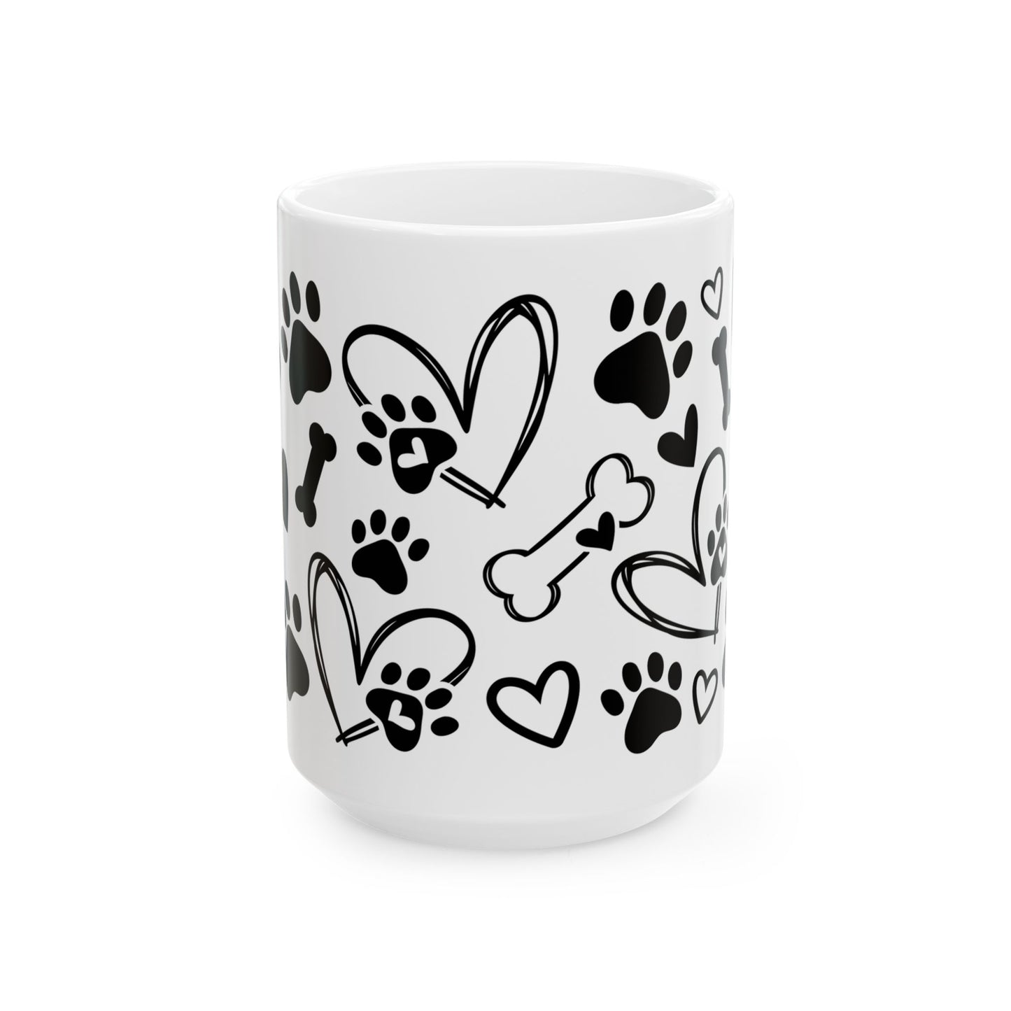 Animal Mug - Dog Paws & Bones
