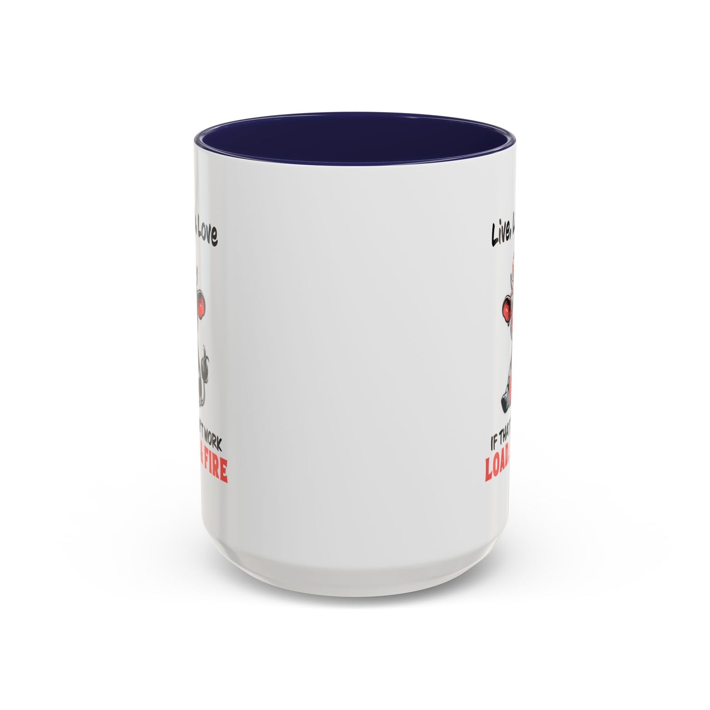 Humor Mug - Live Laugh Love Cow