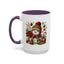 Christmas Mug - Snowman with Christmas Decorations