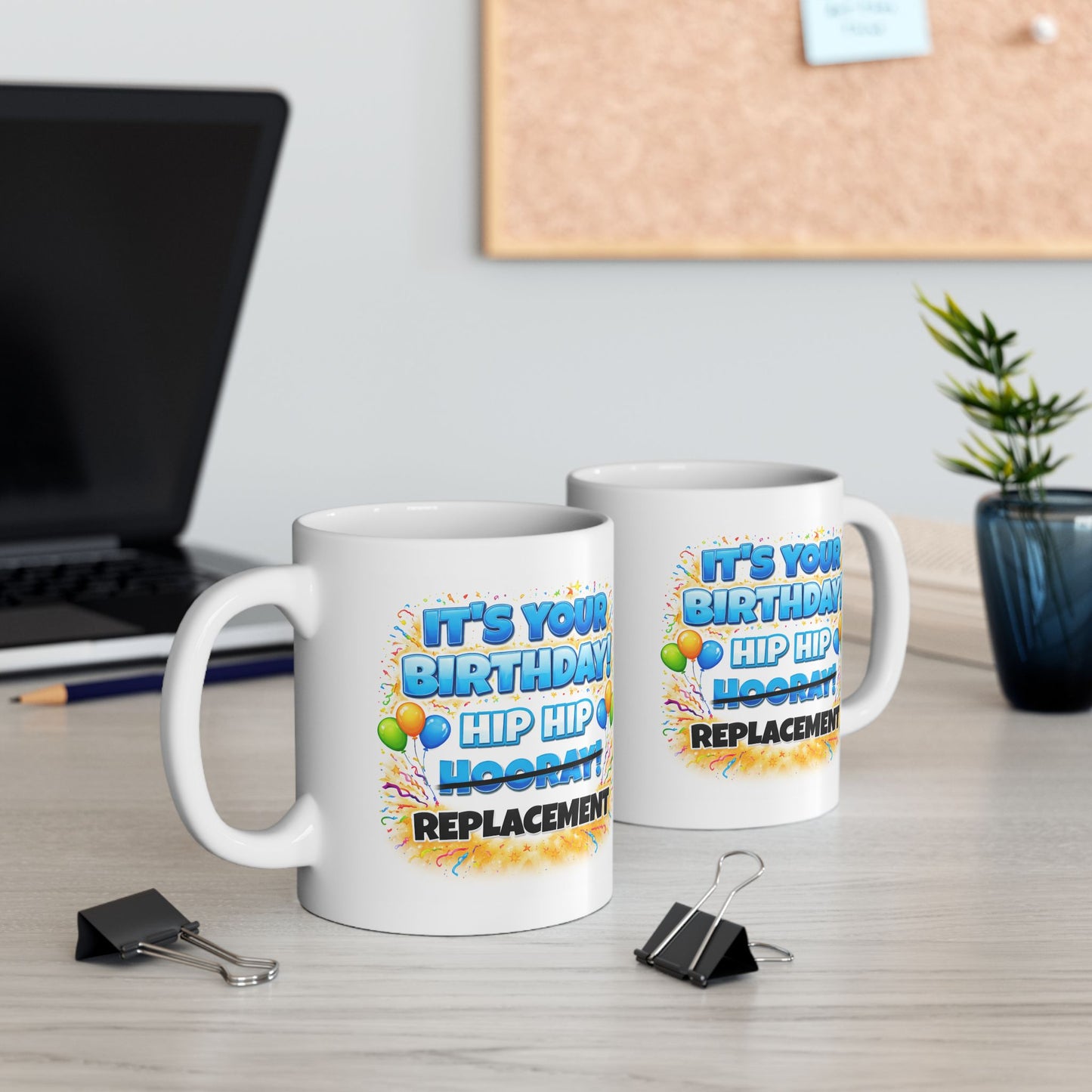 Birthday Mug - Hip Hip Hooray (Male)
