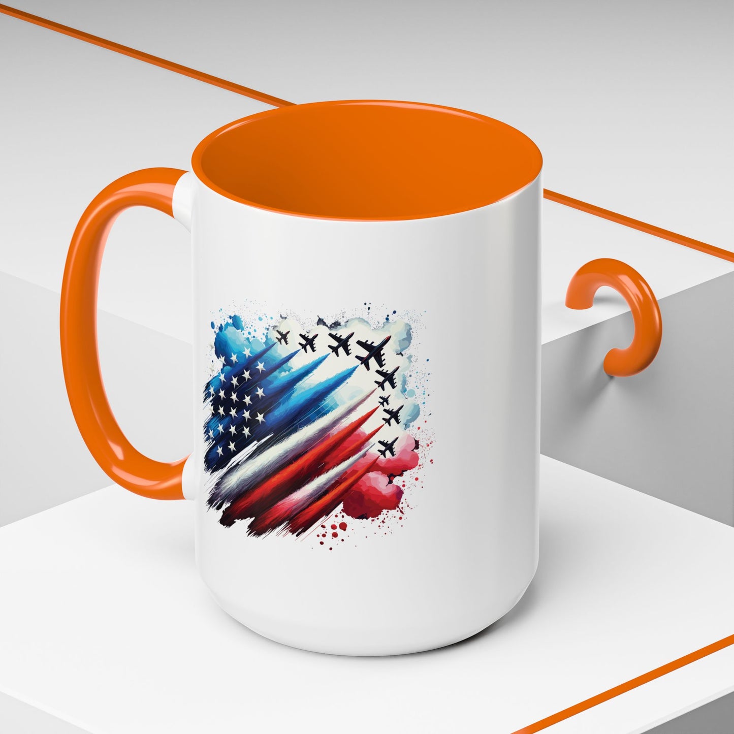 4th of July Mug - Fighter Jets USA Patriotic