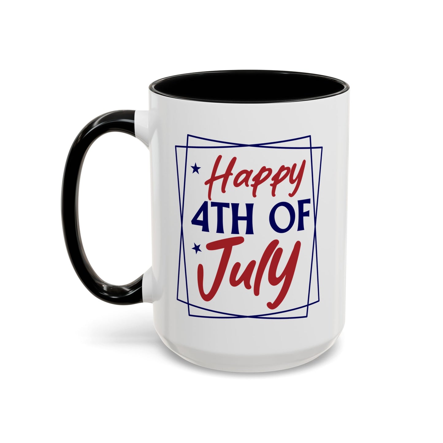 4th of July Mug - Happy Fourth of July Frames
