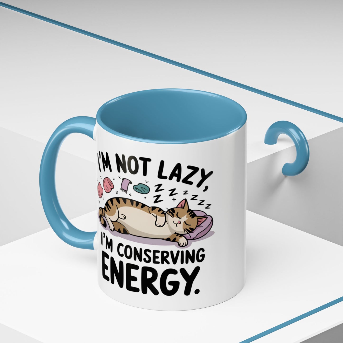 Animal Mug - I'm Not Lazy I'm Conserving Energy