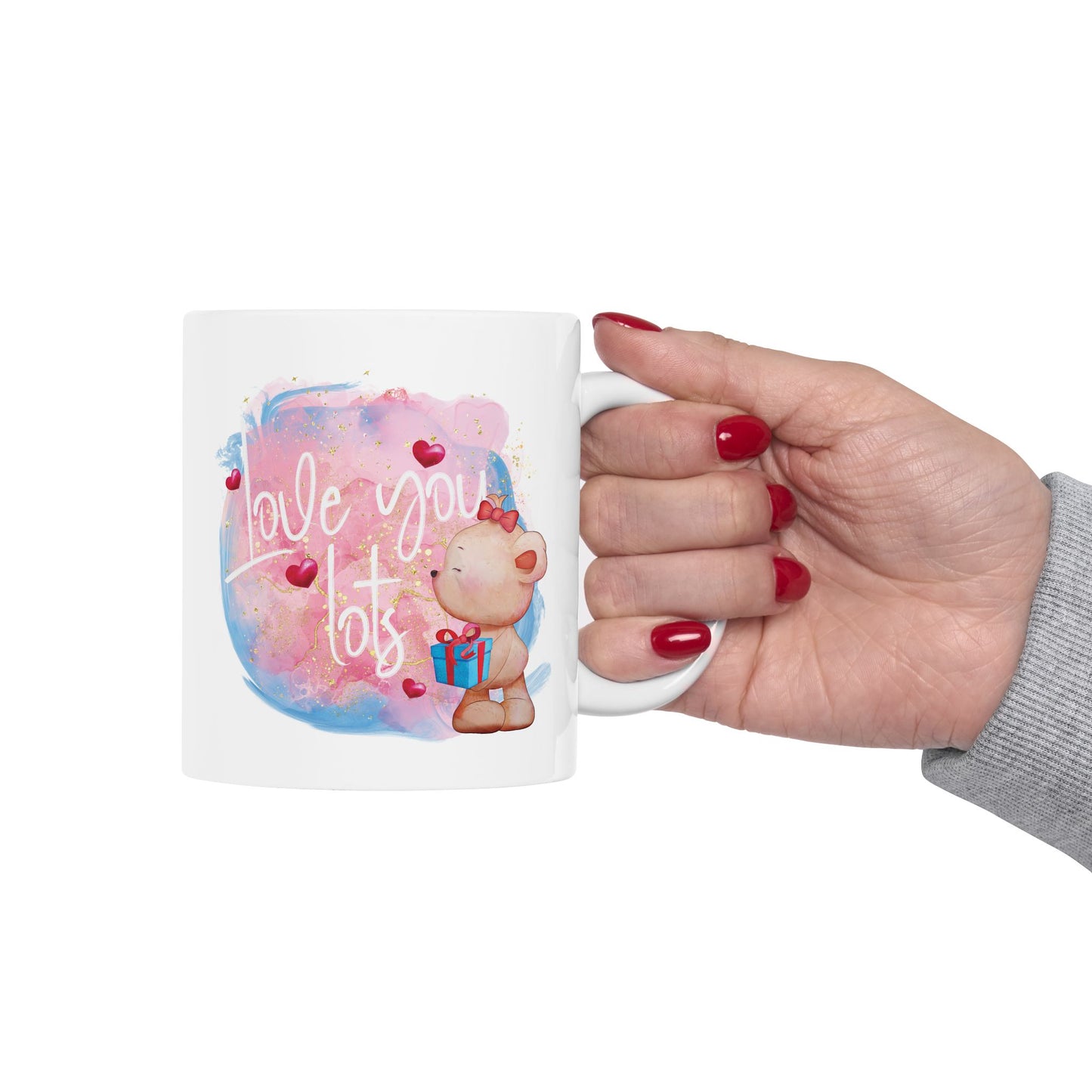 Anniversary Mug - Love You Lots Cute Bear
