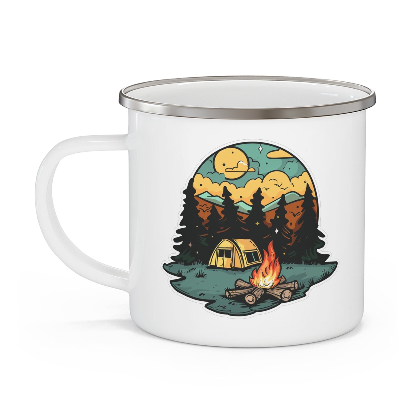 Adventure Mug - Camping Landscape