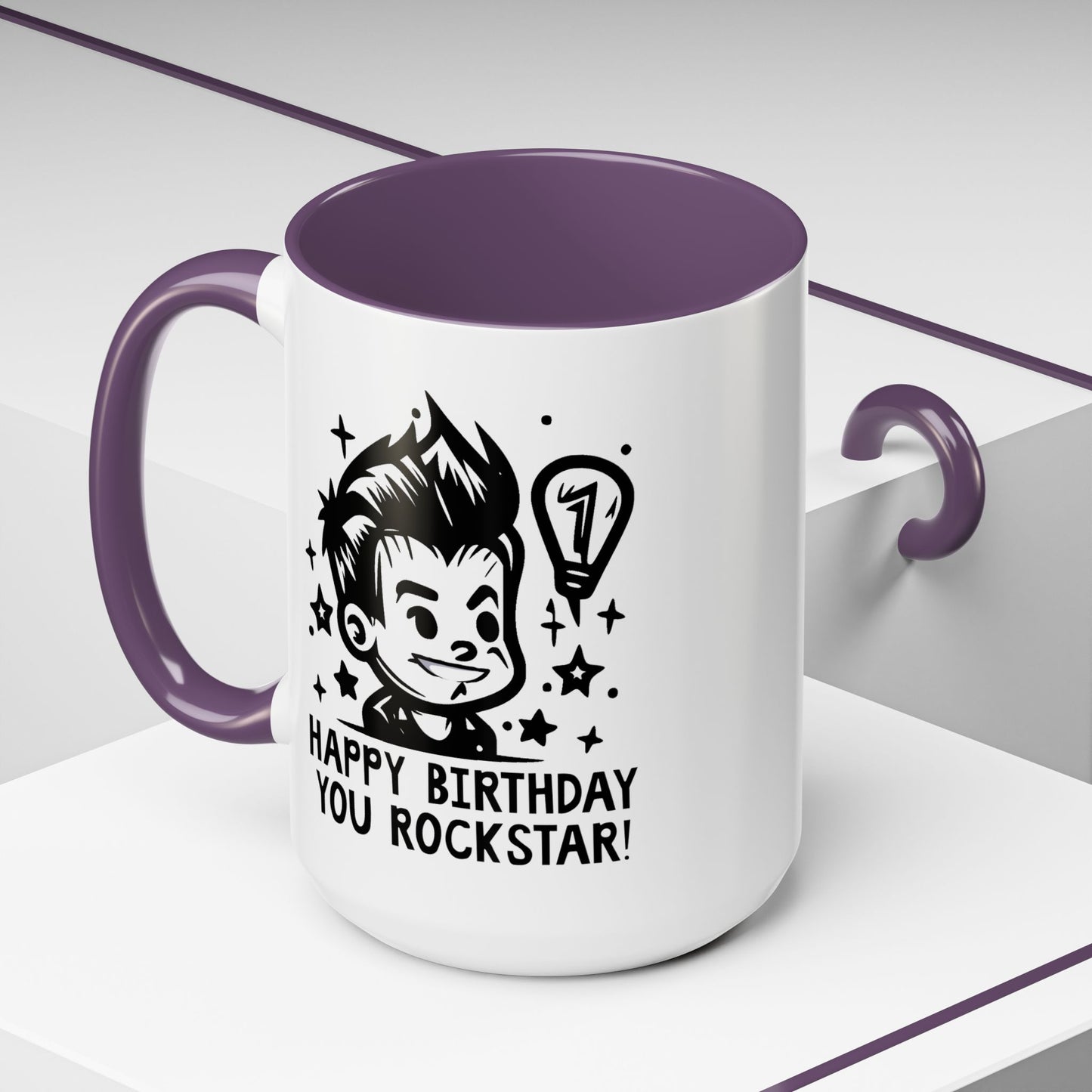 Birthday Mug - You Rockstar!