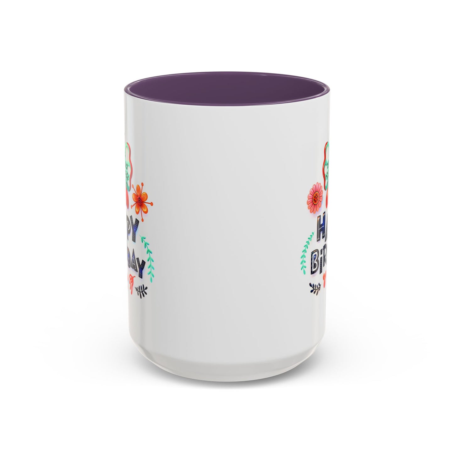 Birthday Mug - Butterfly Flowers