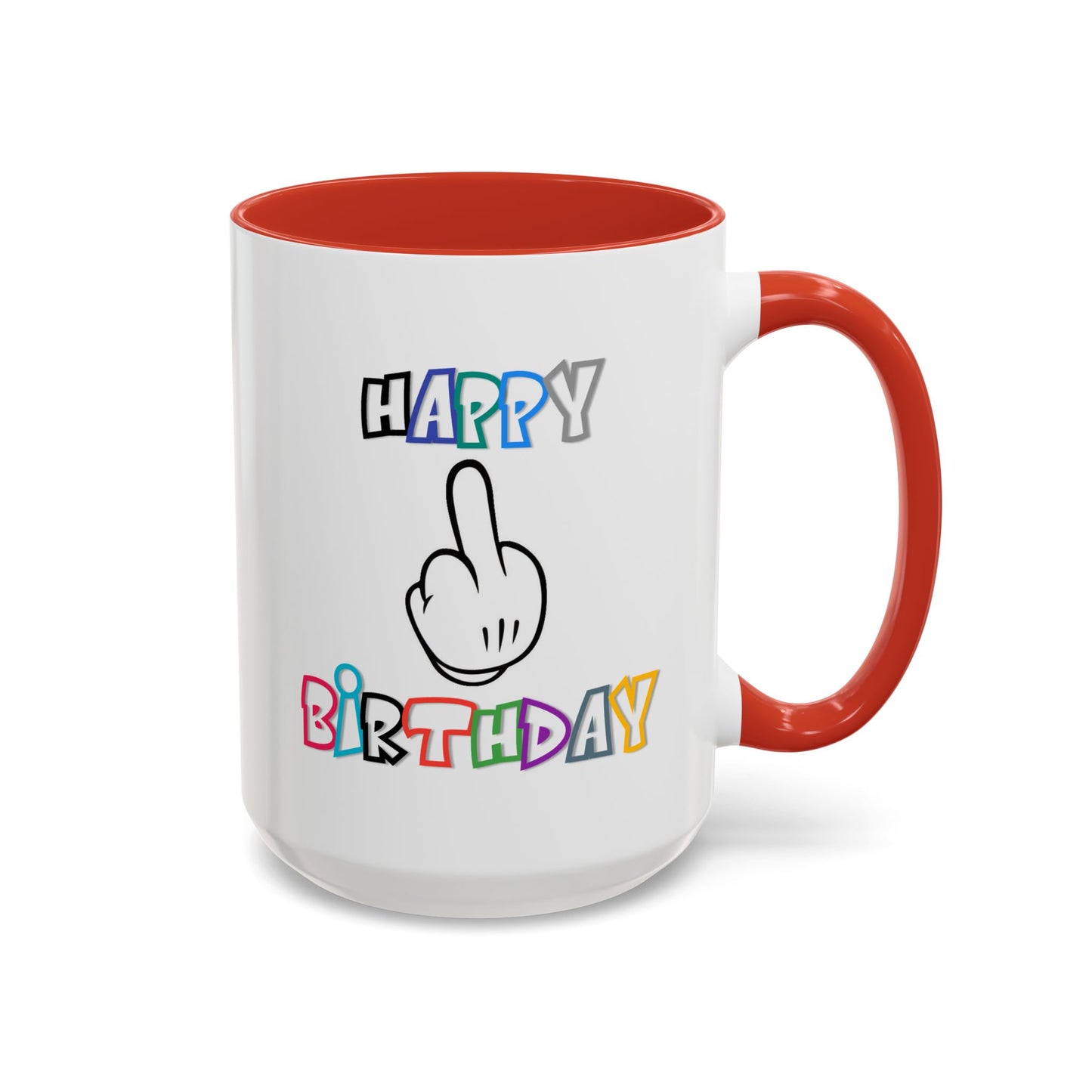 Adult Mug - Happy Birthday Middle Finger