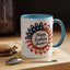 4th of July Mug - Happy Birthday America Sunflower
