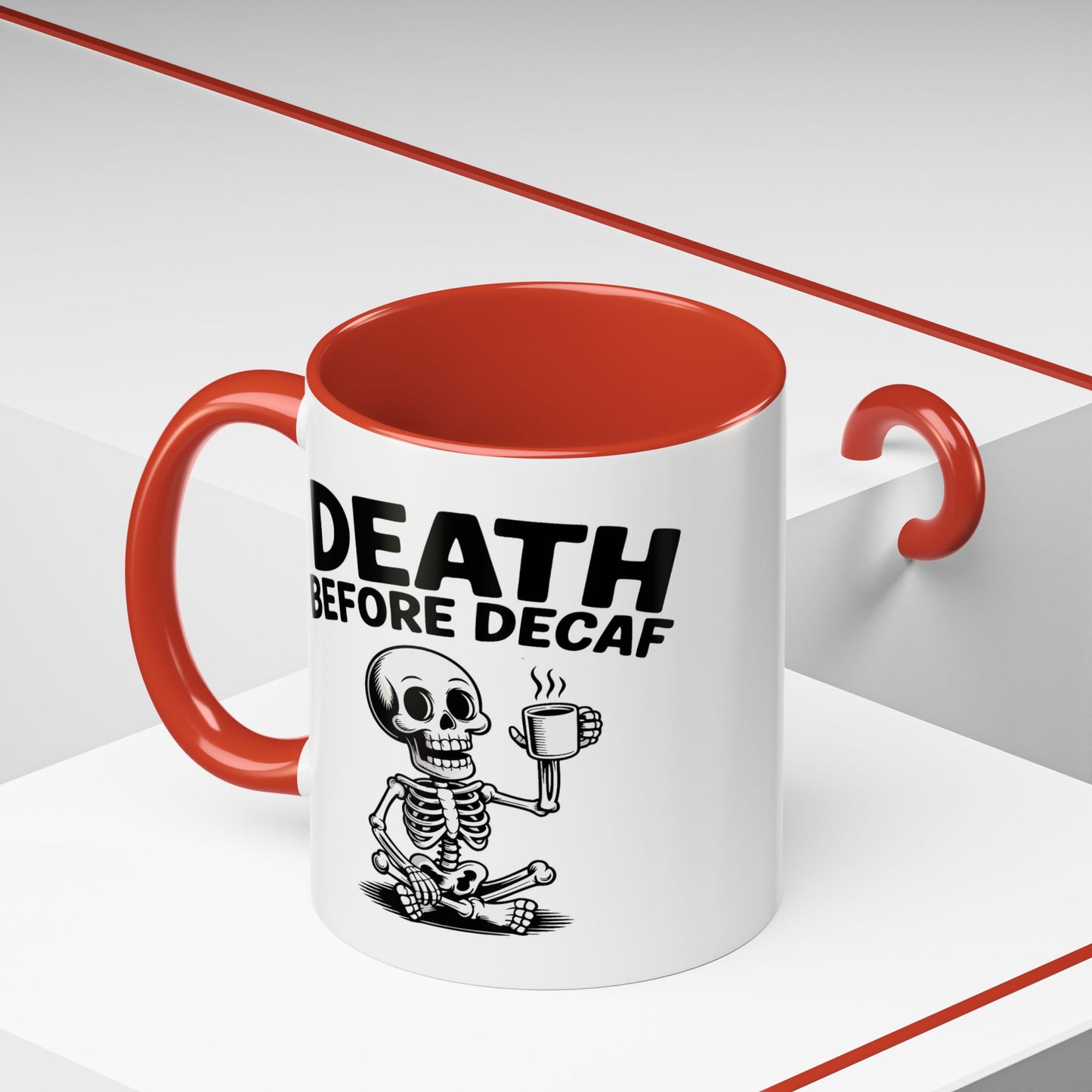 Humor Mug - Death Before Decaf