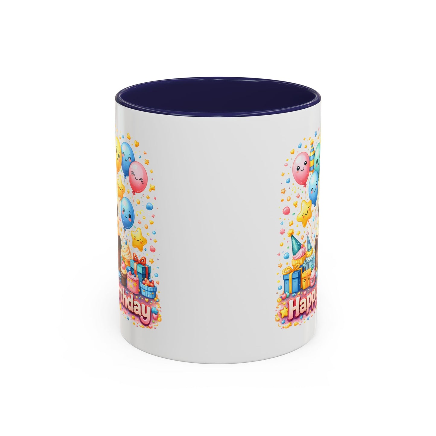 Birthday Mug - Cake and Balloons