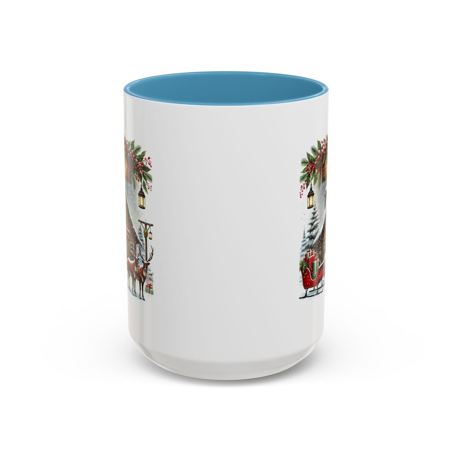 Christmas Mug - Reindeer Barn Sleigh Reindeer