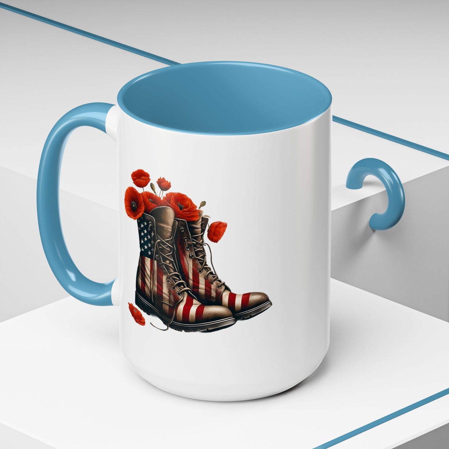 4th of July Mug - Fallen Soldier Boots