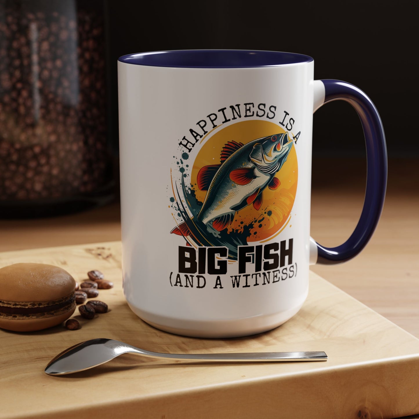 Adventure Mug - Happiness Is A Big Fish