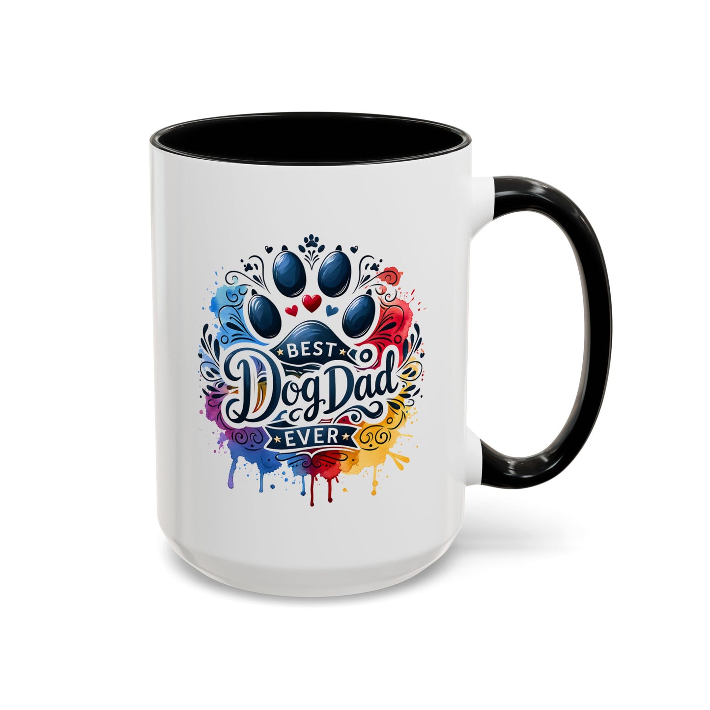 Animal Mug - Best Dog Dad Ever Paw