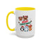 Christmas - Merry Christmas Red & Green Text Reindeer Penguin Bear Fox
