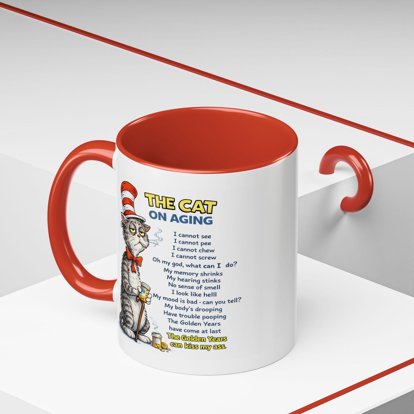 Humor Mug - The Cat Of Aging