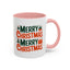 Christmas Mug - Green & Red Text Tree Presents
