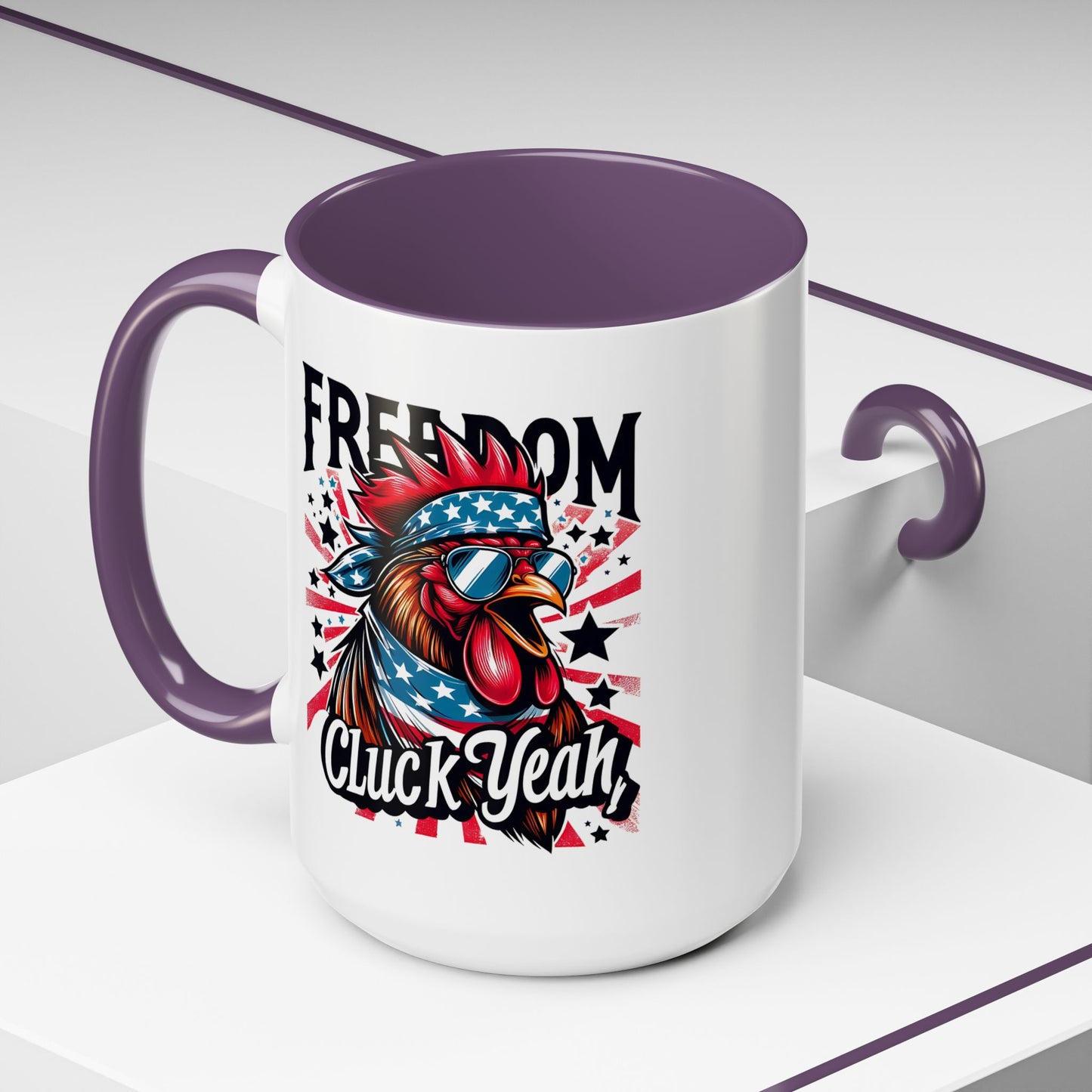 4th of July Mug - Freedom Cluck Yeah!