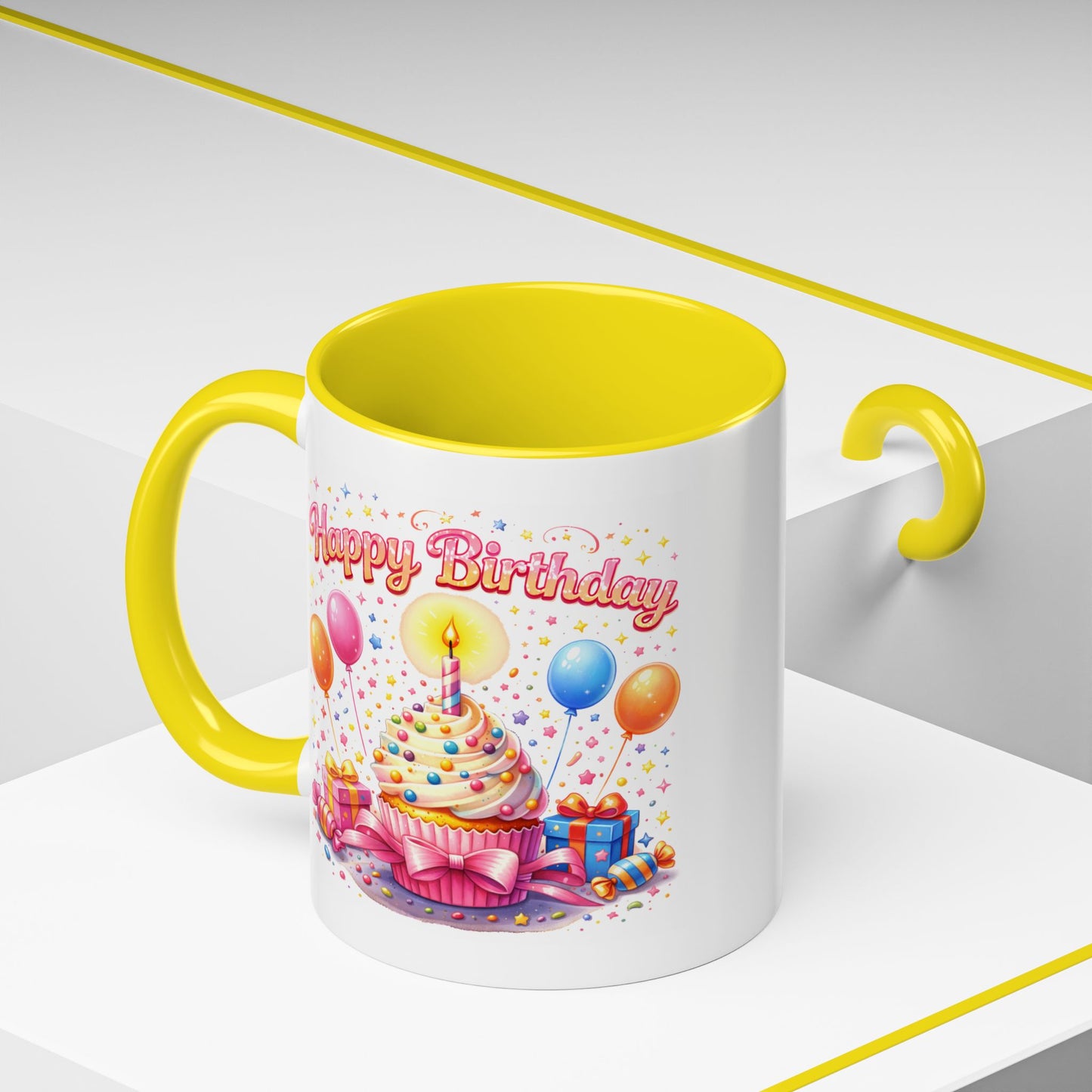 Birthday Mug - Cupcake Candle