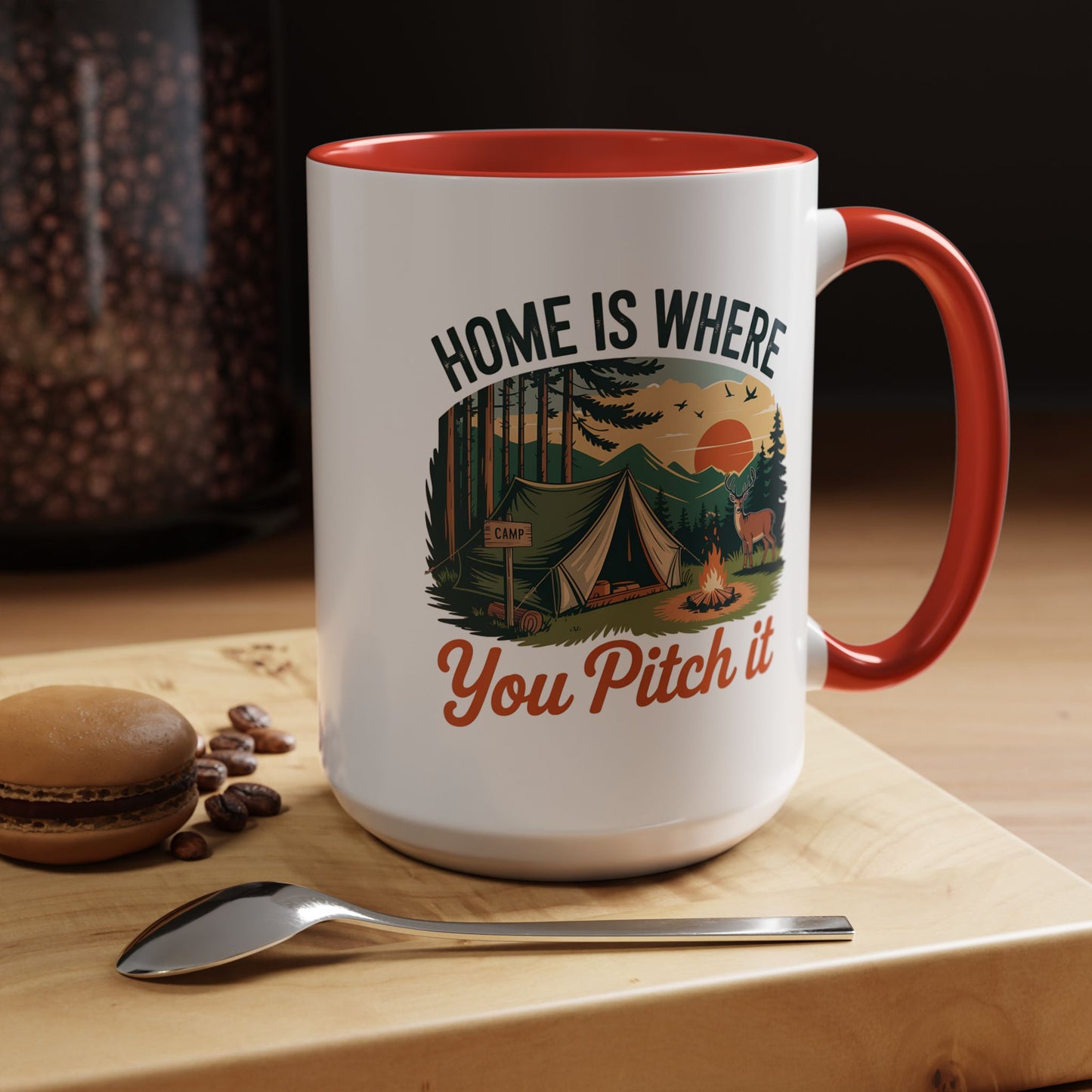 Adventure Mug - Home Is Where You Pitch It