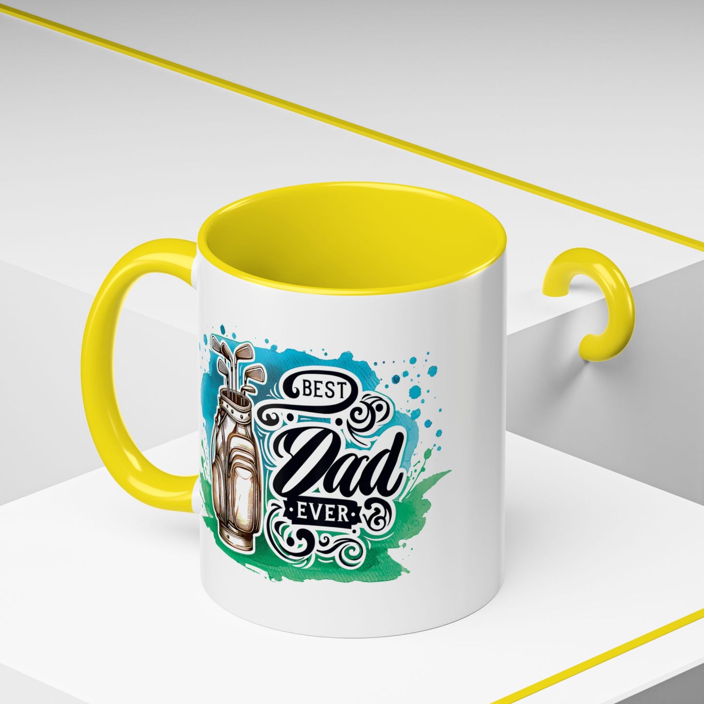 Father's Day Mug - Best Dad Ever Golf