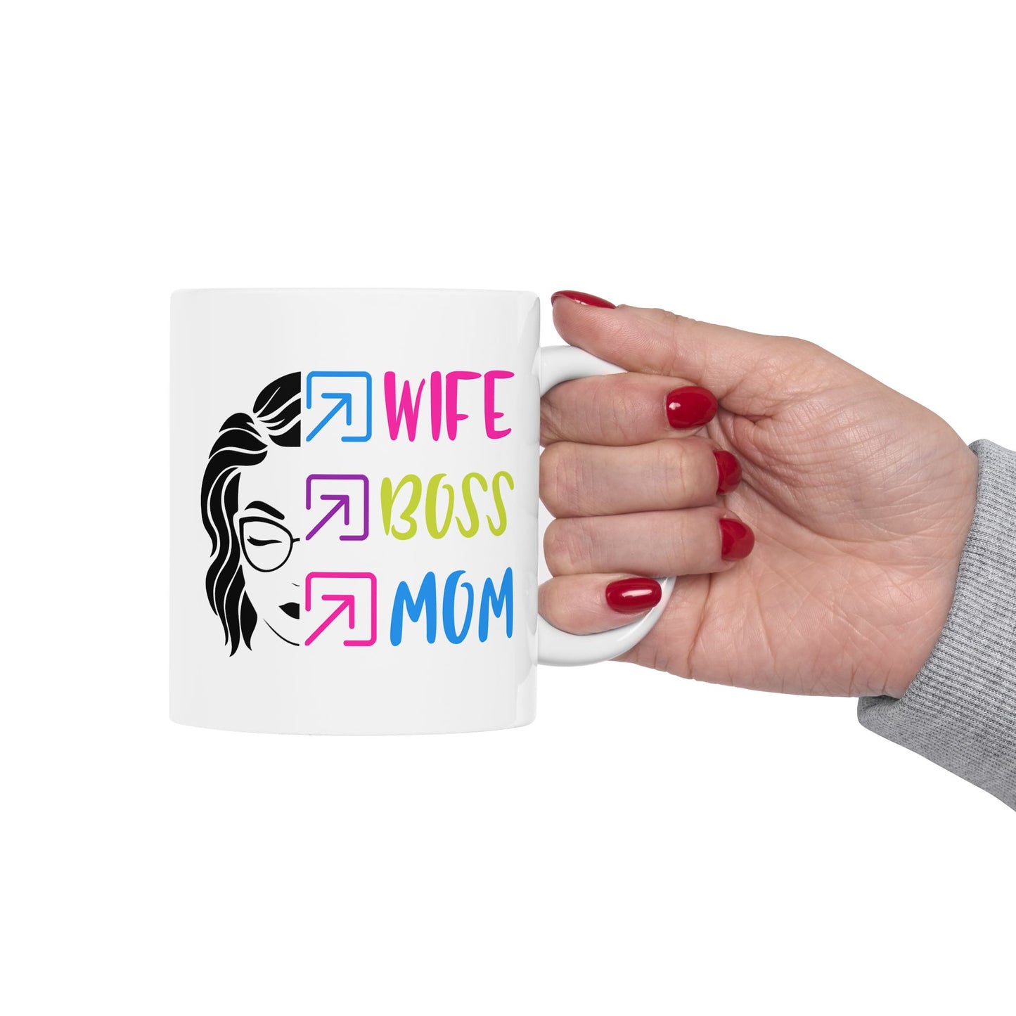 Humor Mug - Wife Boss Mom