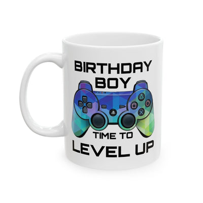 Birthday Mug - Birthday Boy Time to Level Up