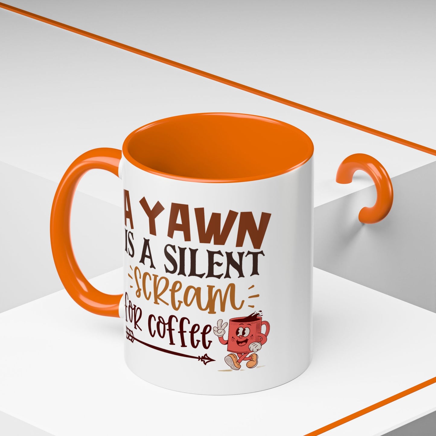 Humor Mug - A Yawn is a Silent Scream