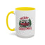 Christmas Mug - Merry Christmas Red & White Camper