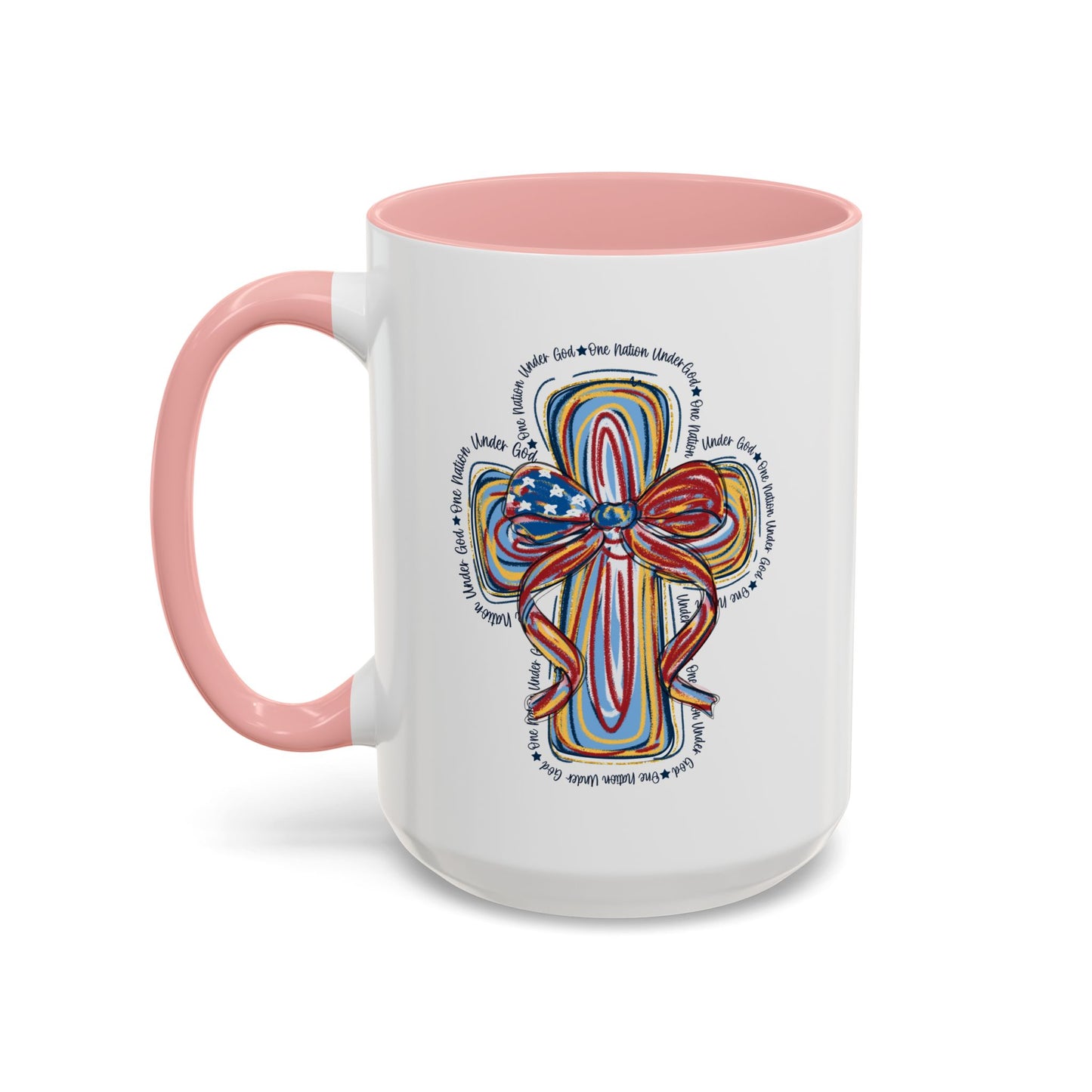 4th of July Mug - Christian Cross Bow