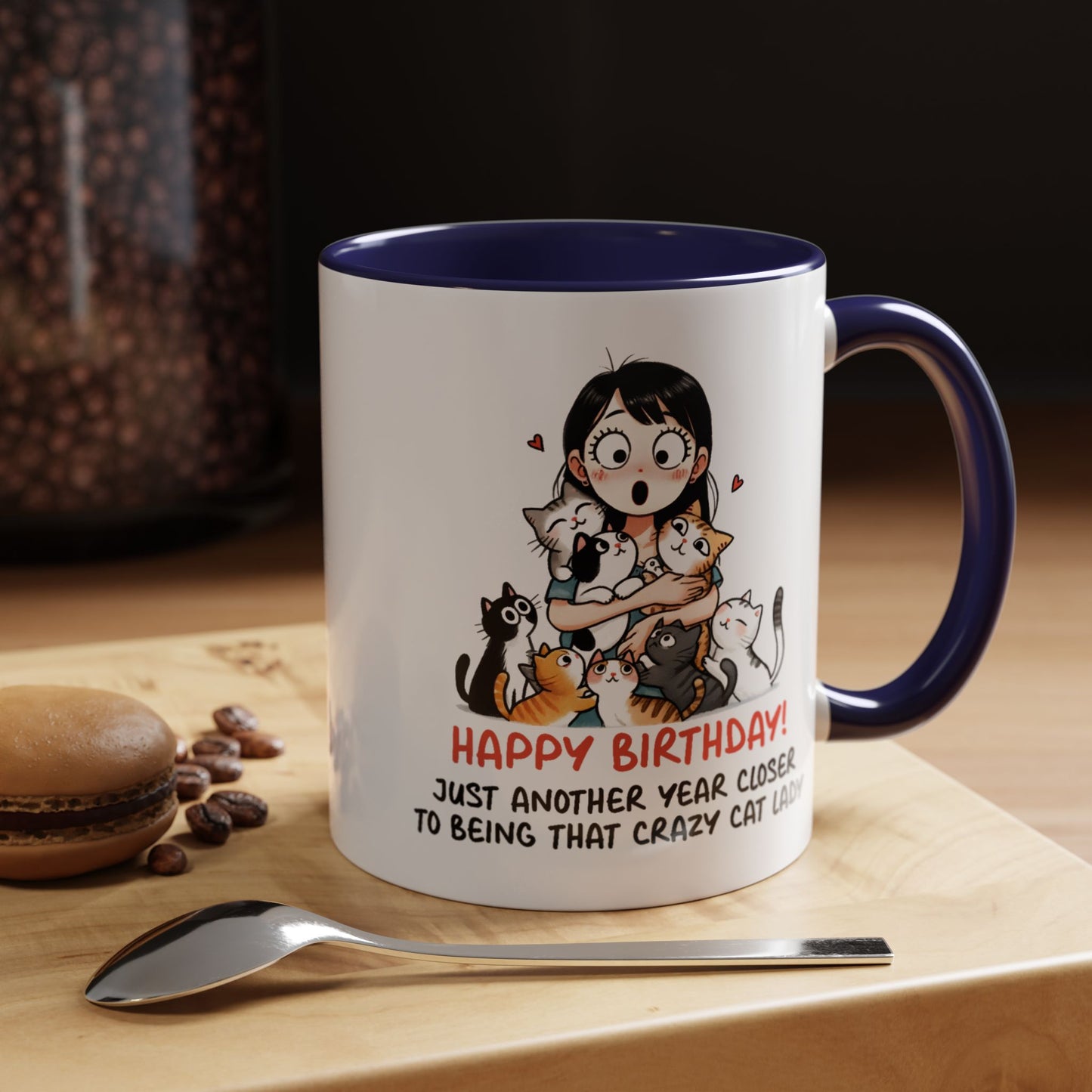 Birthday Mug - Crazy Cat Lady