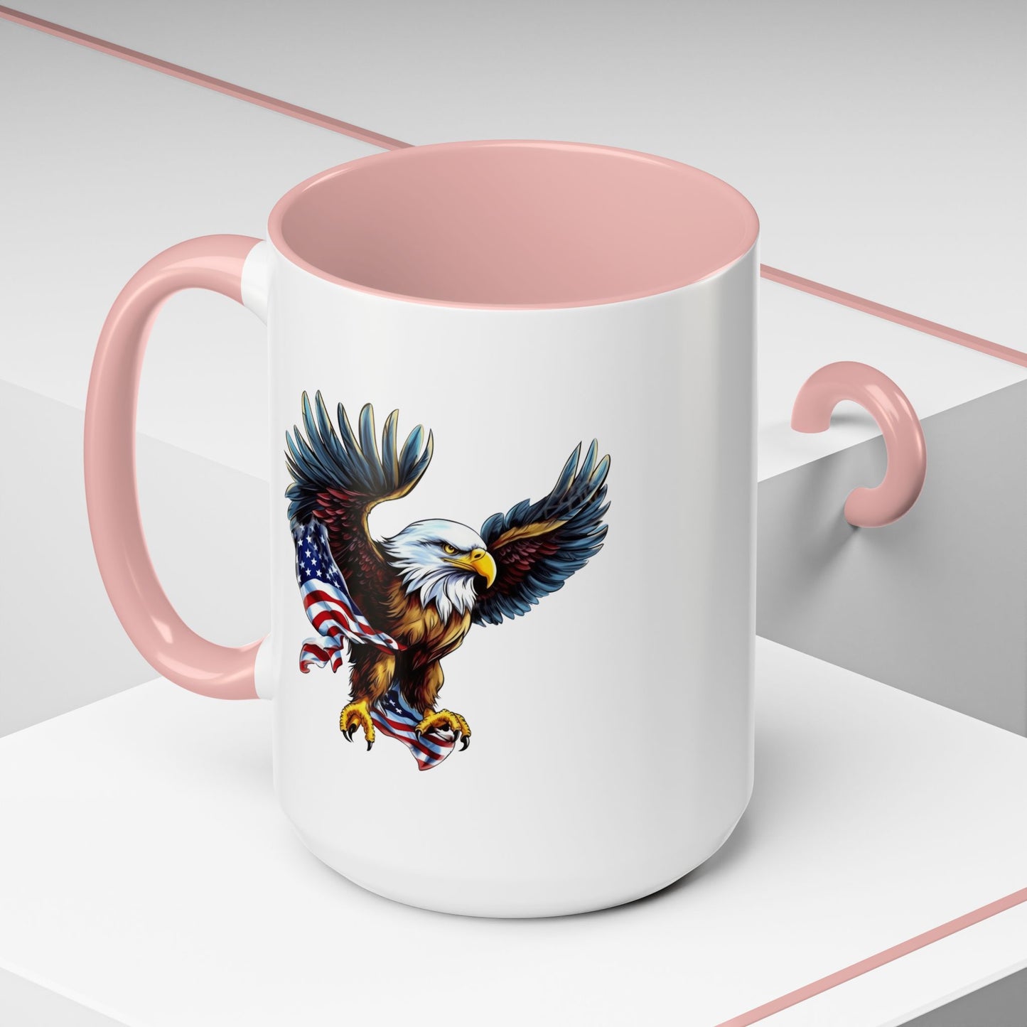 4th of July Mug - American Bald Eagle Flag 7
