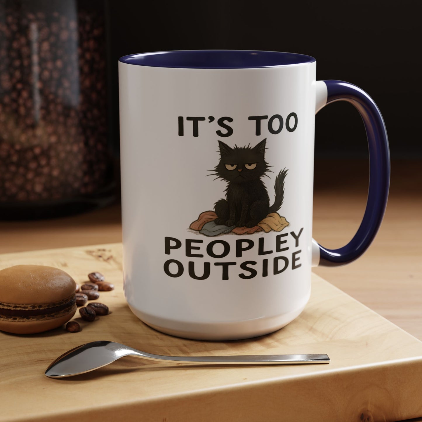 Animal Mug - It's Too Peopley Outside