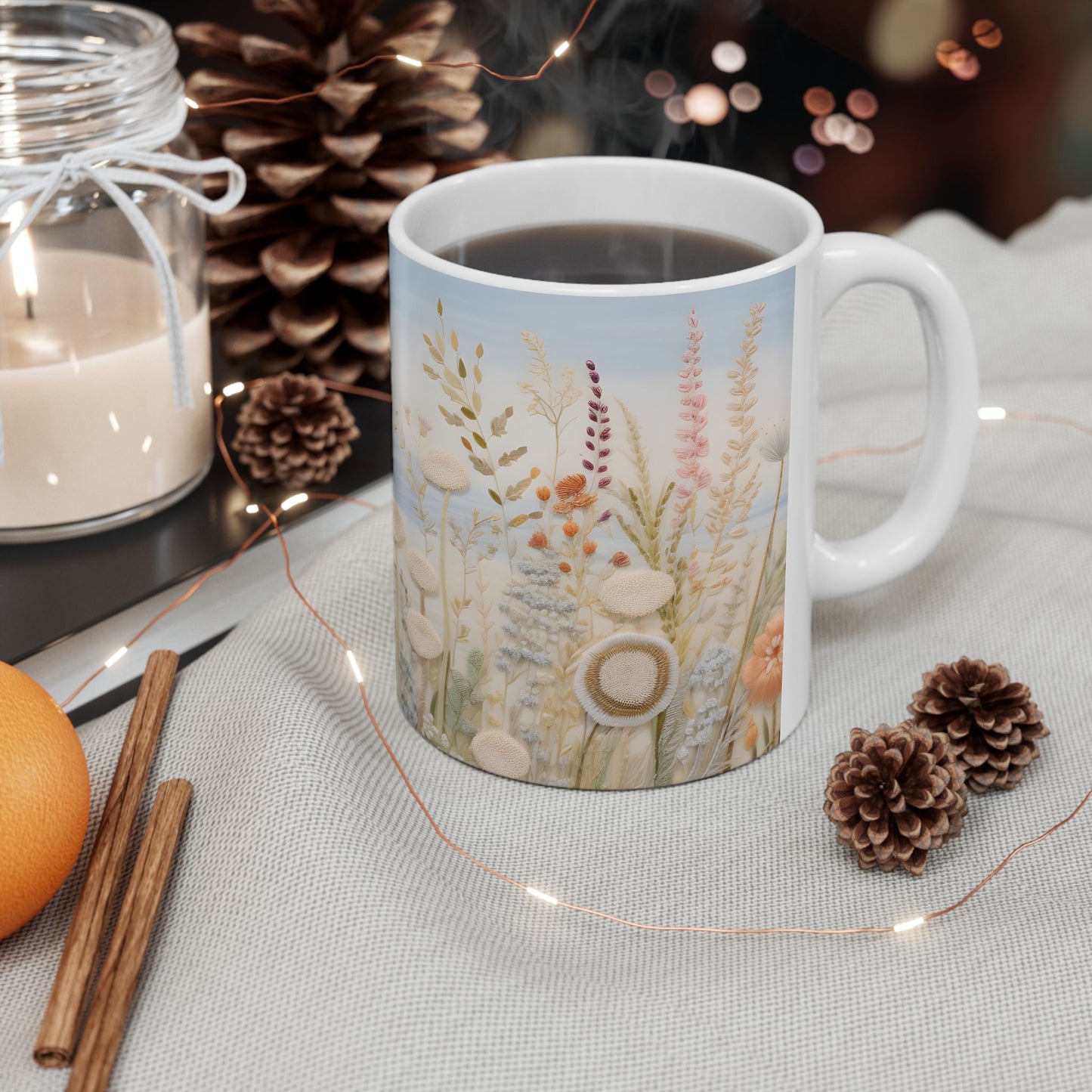 Artistic Mug - Felted Seaside