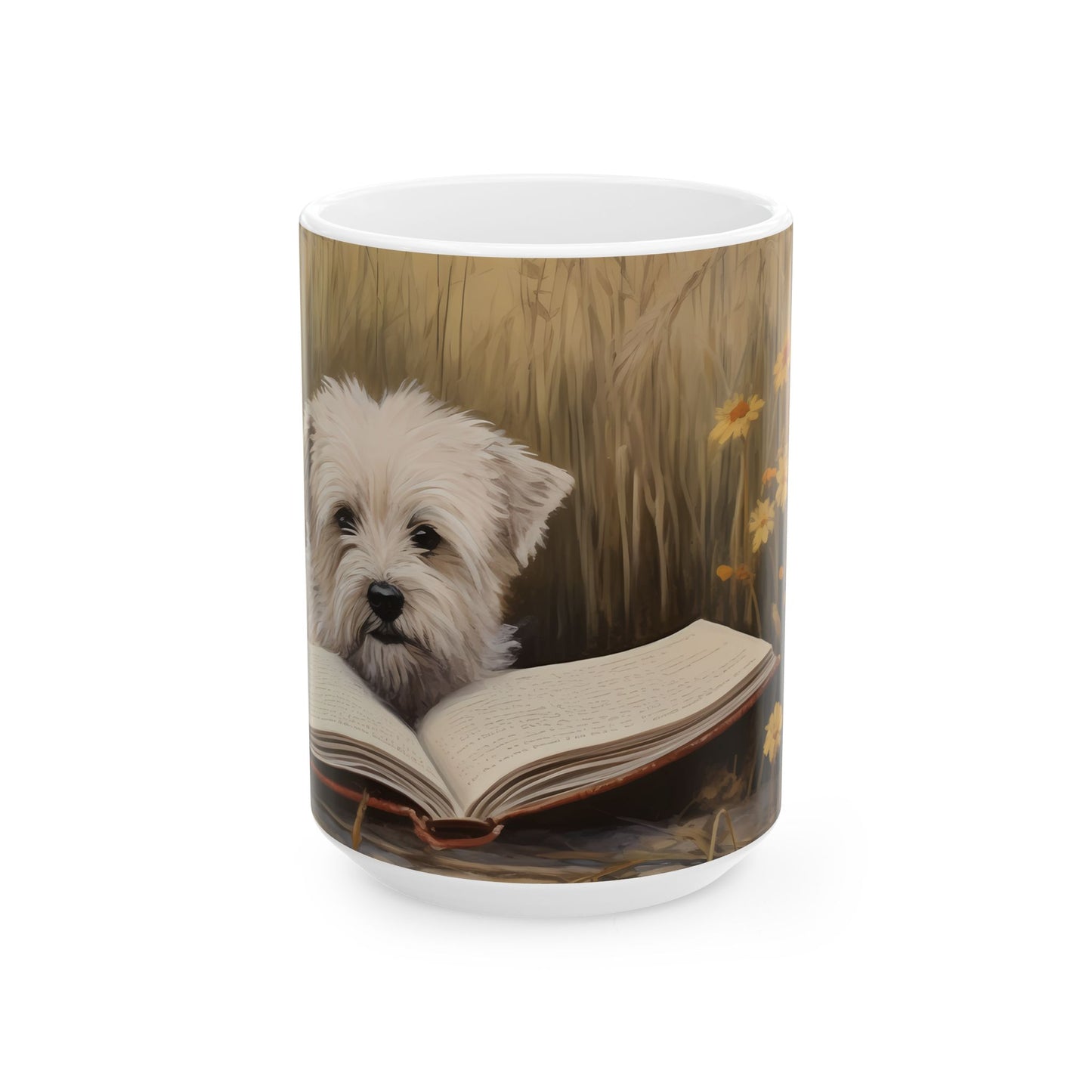Artistic Mug - Felted Dog 2