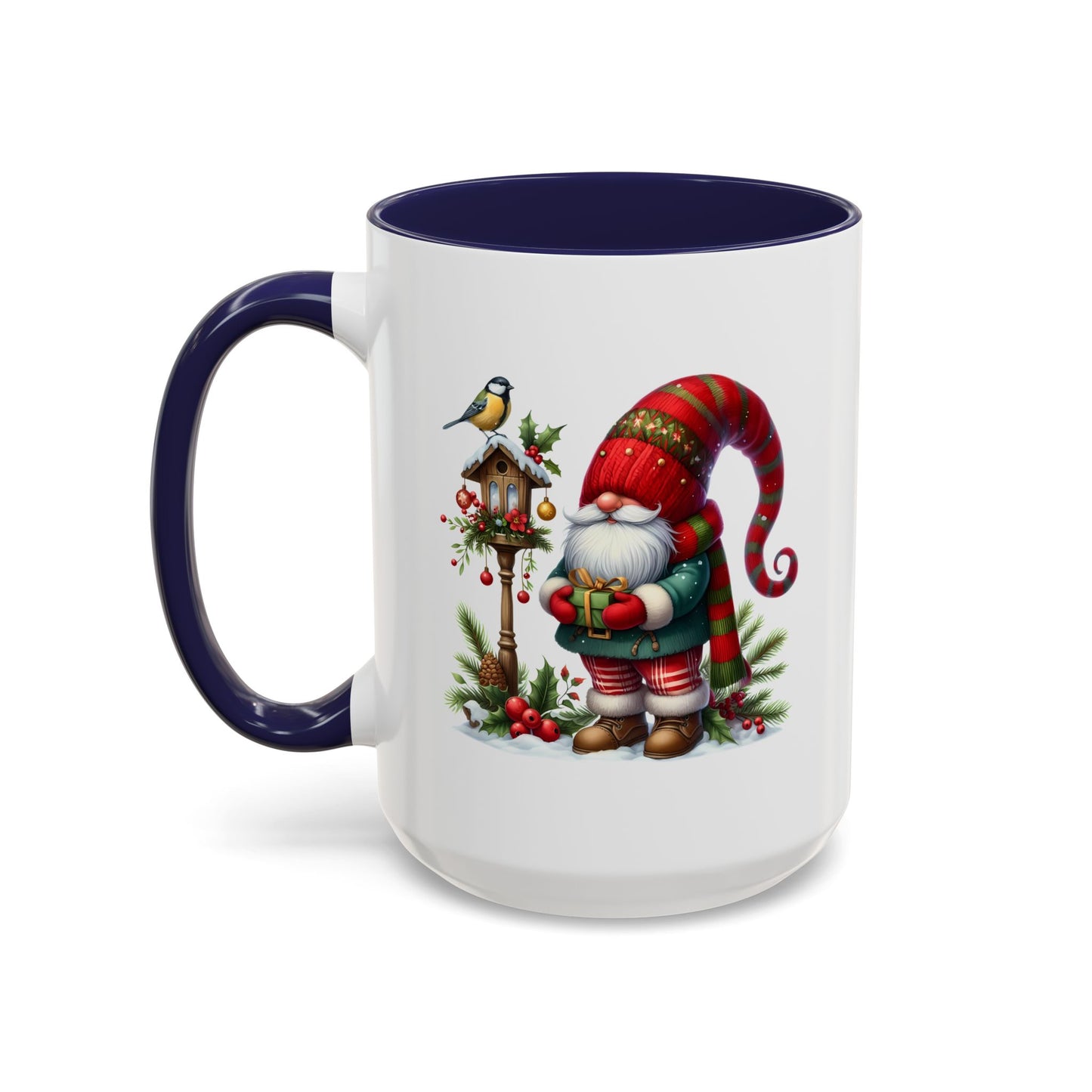 Christmas Mug - Gnome and Birdhouse