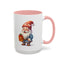 Christmas Mug - Old Gnome with Present