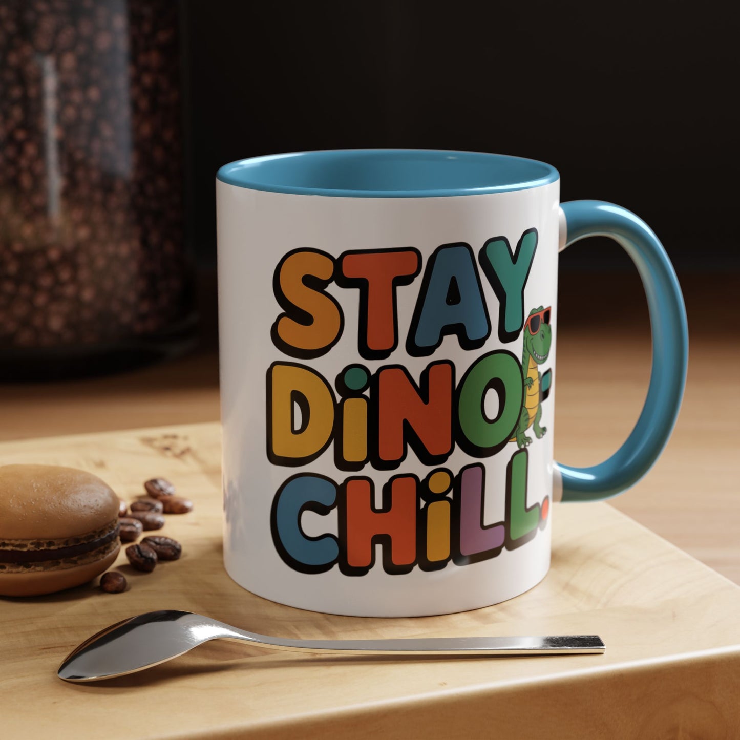 Humor mug - Stay Dino Chill