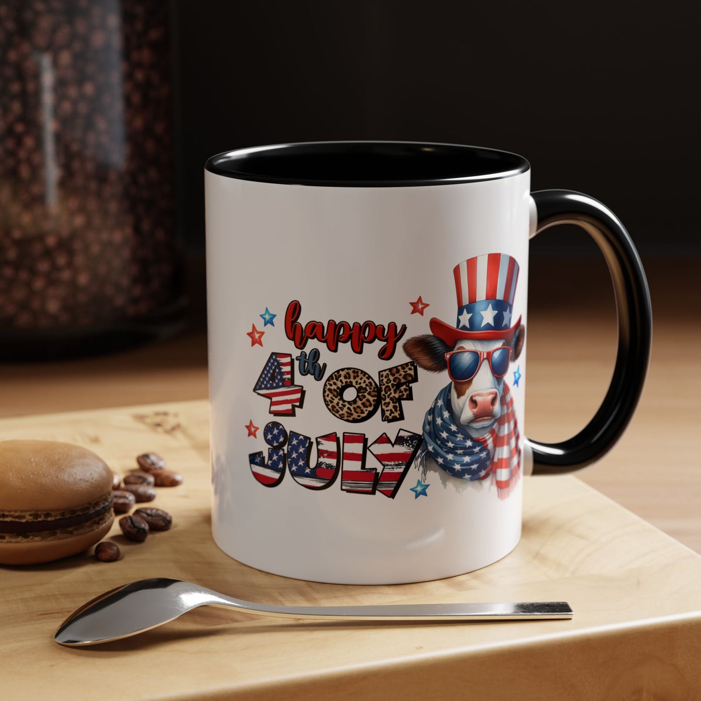 4th of July - Happy 4th of July Cool Cow
