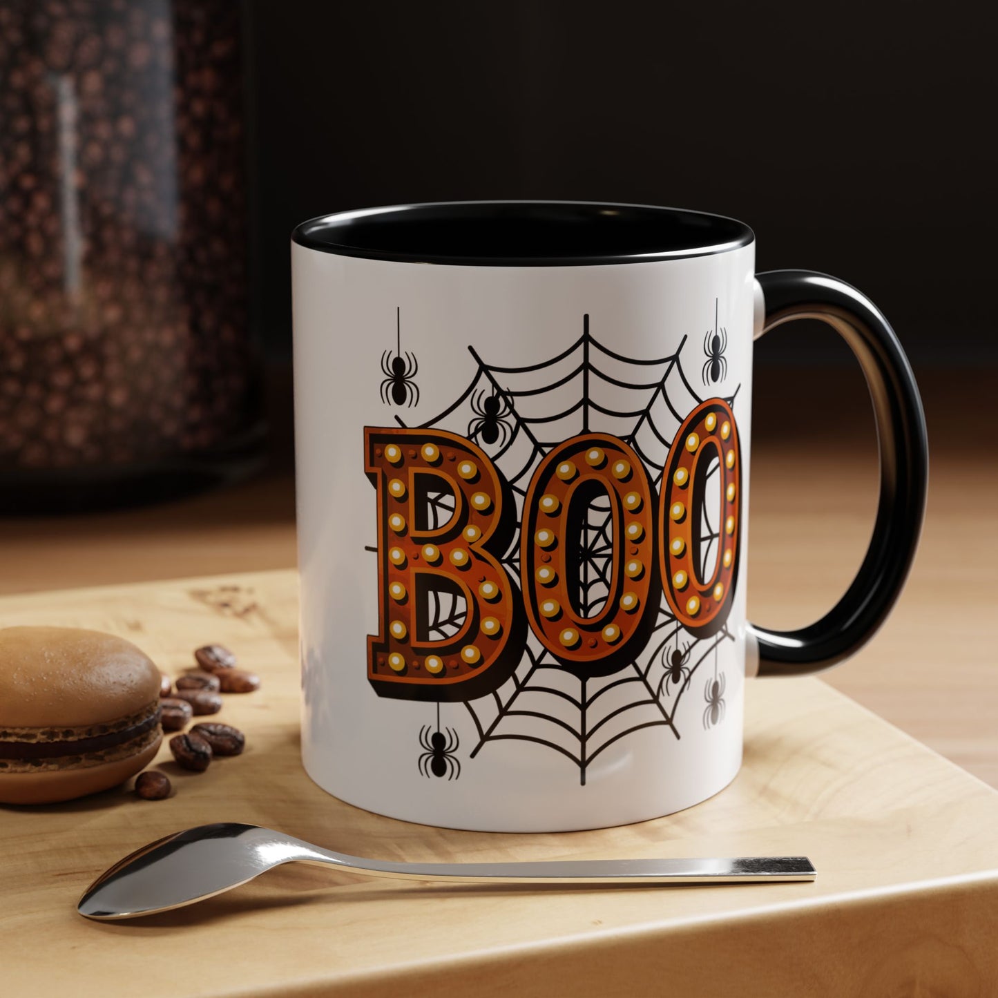 Halloween Mug - Boo Spider Web