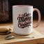 Christmas Mug - Merry Christmas Black Red & White Baseball Text