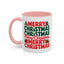 Christmas - Merry Christmas Red & Green Text Trees Presents Candles