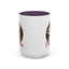 Christmas Mug - Merry Christmas Red Text Cat Presents Wreath